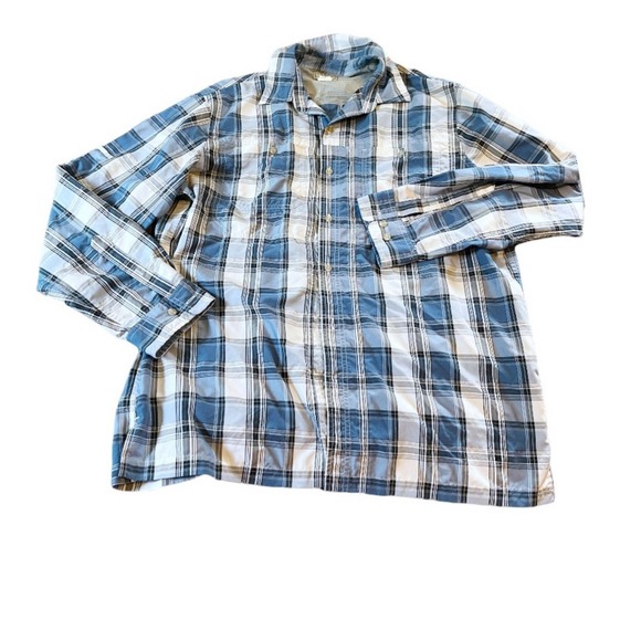 L.L. Bean Other - L.L. Bean Lightweight Blue and White Plaid